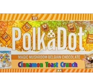 PolkaDot Magic Belgian Chocolate Bar Cinanmon Toast Crunch